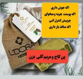 تصویر پن گیاهی حاوی عصاره کاج و مریم گلی 