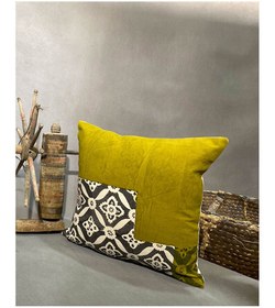 تصویر کوسن معقلی سبز 