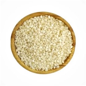 تصویر کنجد سفید خام و تازه 