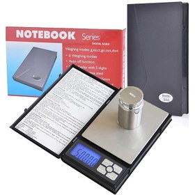 تصویر ترازو نوت بوک 500 گرمی - دقت 0.01 NOTEBOOK UNIWEIGH-500 gr/0.01g