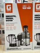 تصویر مخلوط کن و آبمیوه گیری 4 کاره جیپاس مدل GSB44016 4-In-1 Blender & Juicer Extractor Geepas