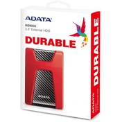 تصویر هارددیسک اکسترنال ای دیتا مدل HD650 ظرفیت 2 ترابایت ا Adata DashDrive Durable HD650 2TB External HDD Adata DashDrive Durable HD650 2TB External HDD