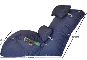 تصویر پاف و صندلی ارگونومی استراحت مدل آواتار رست - سبز لجنی Avatar Rest