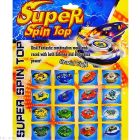 تصویر فرفره مدل انفجاری مجموعه ۶ عددی super spin top 