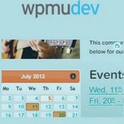 تصویر افزونه وردپرس گروپ کلندر | WPMU DEV Buddy Press Group Calendar 