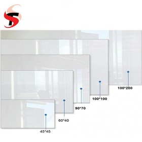 تصویر تخته وایت برد 1*2شیشه ای پارسیان|وایتبرد اداری|سورنا تحریر 
