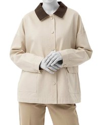 تصویر کت زنانه کرم سرژه Serge کد 232187 