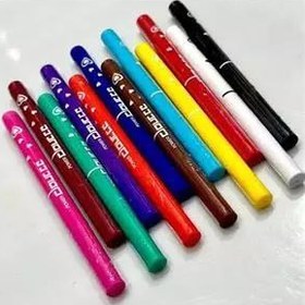 تصویر پک 12عددی خط چشم رنگی ماژیکی – ضد آب، بدون پخش شدگی + خشک شدن سریع 