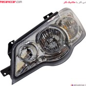 تصویر چراغ جلو چپ اس ان تی مناسب پراید ۱۱۱ و ۱۳۲ بدون موتور 