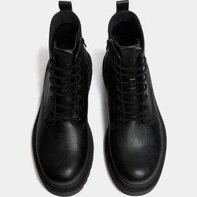 تصویر Pull and bear Lace-up boots 