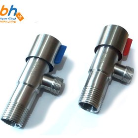 تصویر شیر پیسوار استیل سایز ۱/۲ مدل ۳۰۴ 