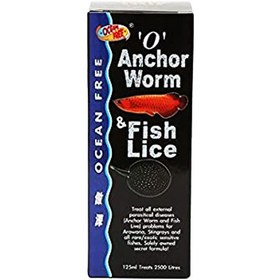 تصویر داروی بیماری انگل قلابدار و شپش ماهی اوشن فری O’ Anchor Worm & Fish Lice Ocean Free’ 