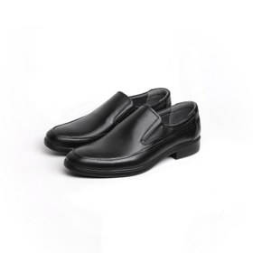 تصویر کفش مردانه اداری و رسمی چرم مدل سناتور طبیعی | کفش مسعود تبریز 