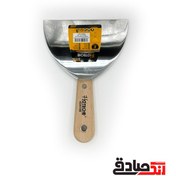 تصویر کاردک استیل ۱۵ سانتی دسته چوبی هوچی 