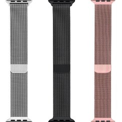 تصویر بند فلزی اپل واچ مدل میلانس Apple Watch Milanese Band 42/44/45mm ا Apple Watch Milanese Loop Band 42/42/45mm Apple Watch Milanese Loop Band 42/42/45mm