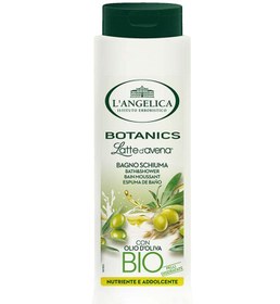 تصویر شامپو بدن جو و روغن زیتون 500 میلی لیتر لانجلیکا Langelica Botanics Bio Bath & Shower Gel With Oat Milk Extract And Olive Oil