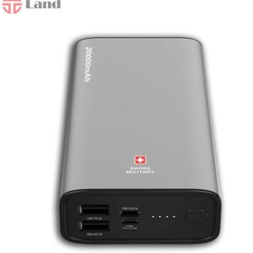 تصویر پاور بانک سوییس میلیتری BIEUDRON/ 20000 MAH BIEUDRON SWISS MILITARY POWER BANK/ 20000 MAH