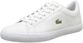 Lacoste Lerond BL 2 Canvas Lace Up Trainer White