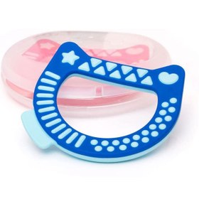 تصویر دندان گیر طرح گربه قاب دار سواوینکس suavinex Rattle Teether code:3400699