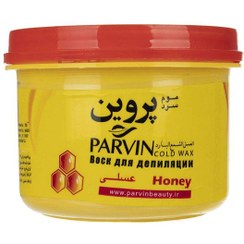 تصویر موم سرد مخصوص اپیلاسیون عسلی پروین 300 گرم PARVIN COLD WAX 300G