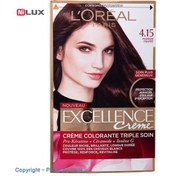 تصویر کیت رنگ مو اکسلنس لورال 4.15 اورجینال ا Excellence Hair color kit loreal Excellence Hair color kit loreal