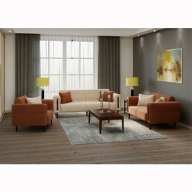 تصویر ست 7 نفره مبل راحتی نیلپر مدل سیروم Sirom Nilper sofa - Sirom