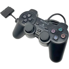 تصویر دسته بازی سونی پلی استیشن 2 مدل دوال شاک Sony PlayStation 2 DualSHock Game wired Joystick