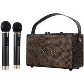 تصویر اسپیکر دو میکرفونه طرح لوی ی ویتون برند KISONLI مدل G101 