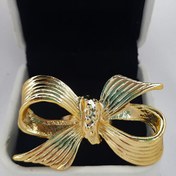 تصویر انگشتر پاپیون مینیمال 