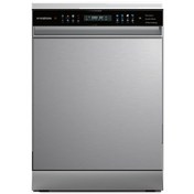 تصویر ماشین ظرفشویی ایکس ویژن مدل M160 رنگ نقره ای Xvision M160 dishwasher, silver color