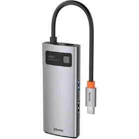 تصویر هاب 4 پورت TYPE-C برند BASEUS 