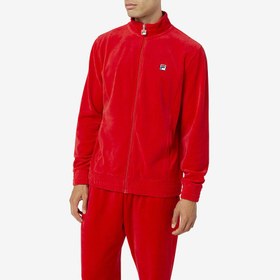 تصویر سویشرت ورزشی مردانه فیلا Fila Sport O-Fit Velour Sweatshirt قرمز 