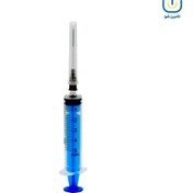 تصویر سرنگ ۵ سی سی پیستون دار لوئراسلیپ وی مد V-med Luerslip syringe with piston 5cc