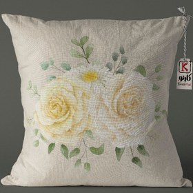 تصویر ست کوسن و رانر کد S241 گلدار