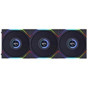 تصویر فن کیس لیان لی مدل UNI FAN TL120 LCD Wireless بسته ۳ عددی 