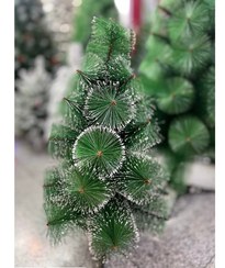 تصویر درخت کریسمس نوک برفی سوزنی سایز ۶۰ سانتیمتر 