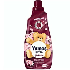 تصویر نرم کننده لباس یوموش با رایحه شکوفه گیلاس حجم 1440 میلی لیتر Yumos fabric softener with cherry blossom scent 1440ml