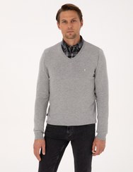 تصویر بافت مردانه آستین بلند راسته | پیر کاردین Pierre Cardin 50314190 