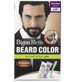 تصویر رنگ موی ریش B101 مشکی طبیعی ۴۰ گرم برند bigen B101 Beard Color Natural Black 40grams