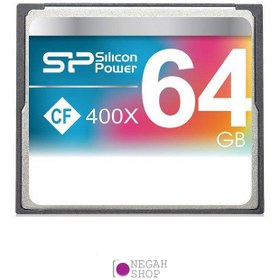 تصویر کارت حافظه سیلیکون پاور Silicon Power CF 64GB 400x 