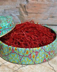 تصویر زعفران نگین (سه گرم) در ظرف خاتم Negin Saffron (3 gr)