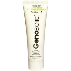 تصویر کرم آبرسان ضد آکنه ژنوبایوتیک نیاسینامید و سرامید 50 میل 