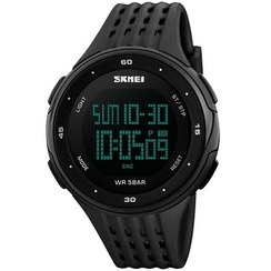 تصویر ساعت مچی مردانه اسکمی مدل 1219 ضد آب با بند پلی اورتان 