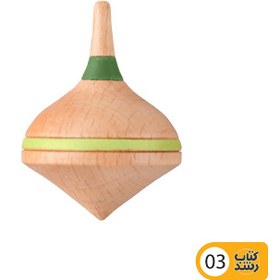 تصویر فرفره چوبی گالری کفشدوزک سایز کوچک طرح متنوع 