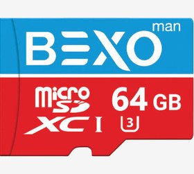 تصویر مموری 64 گیگ Bexo C10 U3 90 MB/S 600X 