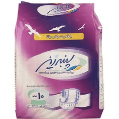 تصویر پوشینه کامل بی اختیاری بزرگسالان سایز بزرگ پنبه ریز ۱۰ عددی Panberes Incontinence Briefs Large Size 10 Pcs