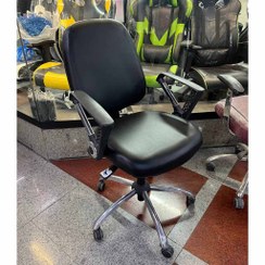 تصویر صندلی اداری کارمندی در حد نو برند پارس تکنیک 