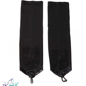 تصویر ساق دست انگشتری نگین دار مشکی 