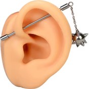 تصویر پیرسینگ محوری پینترستی 