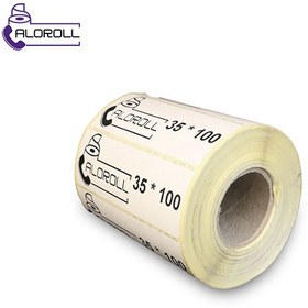 تصویر لیبل کاغذی سایز 100*35 میلی متر Paper Label 35×100 mm Printer